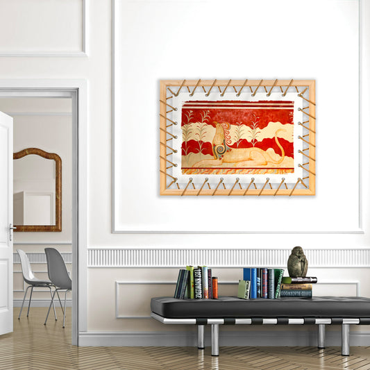 Tensotela 70x95 cm - Cnosso Grifoni Affresco - PlastiWood (14558228)