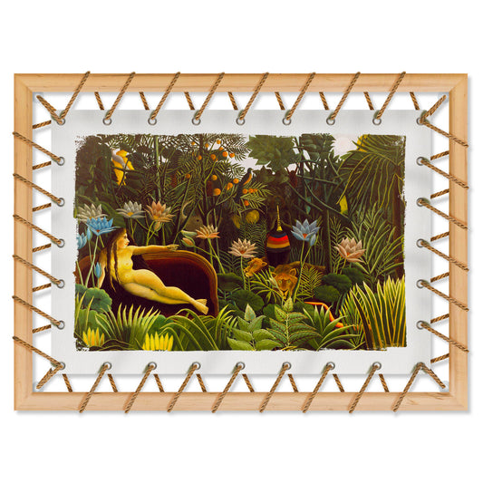 Tensotela 70x95 cm - Henri Rousseau il Sogno - PlastiWood