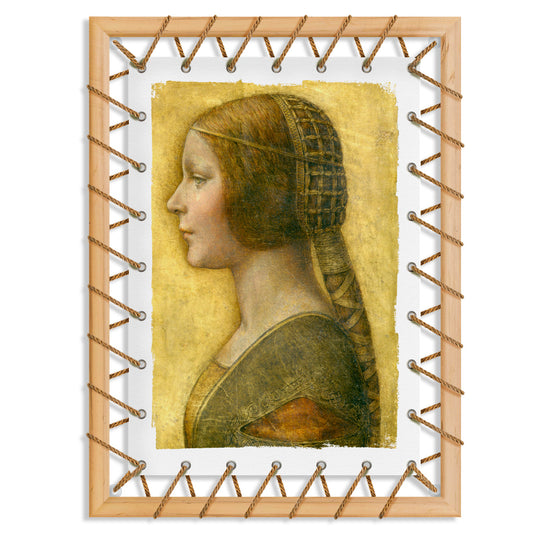 Tensotela 70x95 cm - Leonardo da Vinci Style - PlastiWood