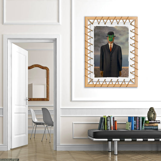 Tensotela 70x95 cm - Magritte The Son of Man - PlastiWood (14558275)