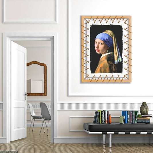 Tensotela 70x95 cm - Vermeer girl with pearl - PlastiWood (14558315)