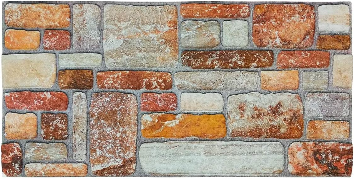 Terre di Siena - Pannello finta Pietra in EPS Resinato Misura 100x50 cm Spessore 2 Cm - PlastiWood (14558328)