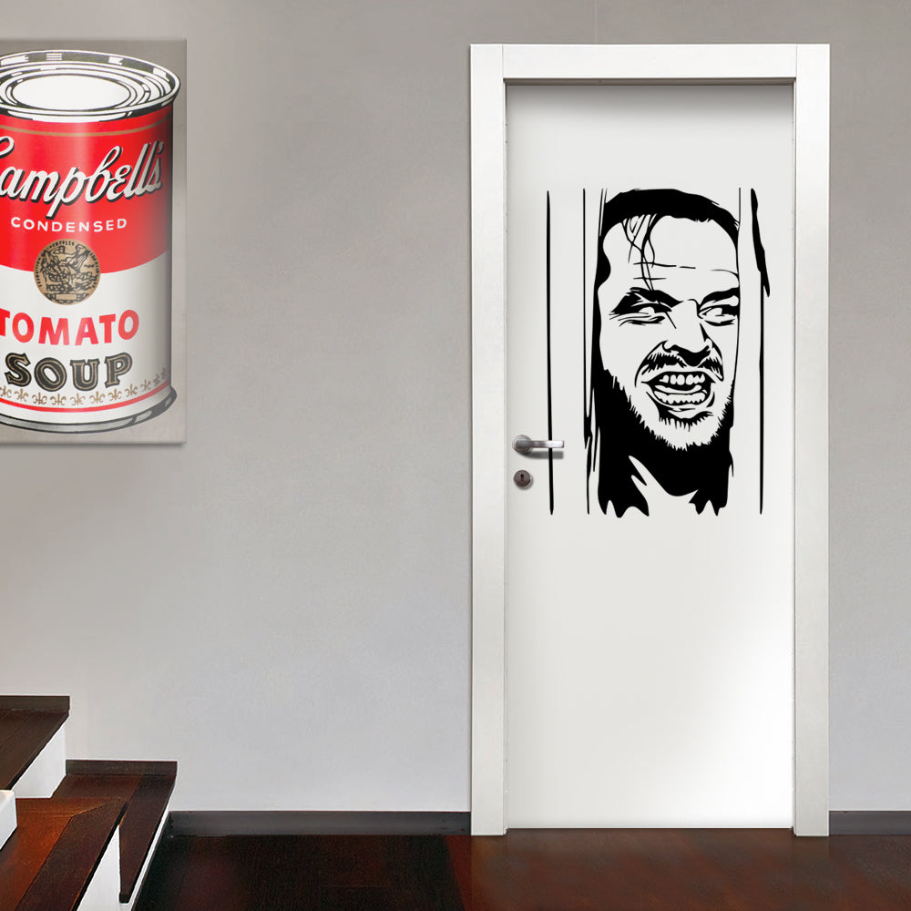 THE SHINING DOOR - Adesivo murale wall sticker in vinile 55x80 cm - PlastiWood (14558372)