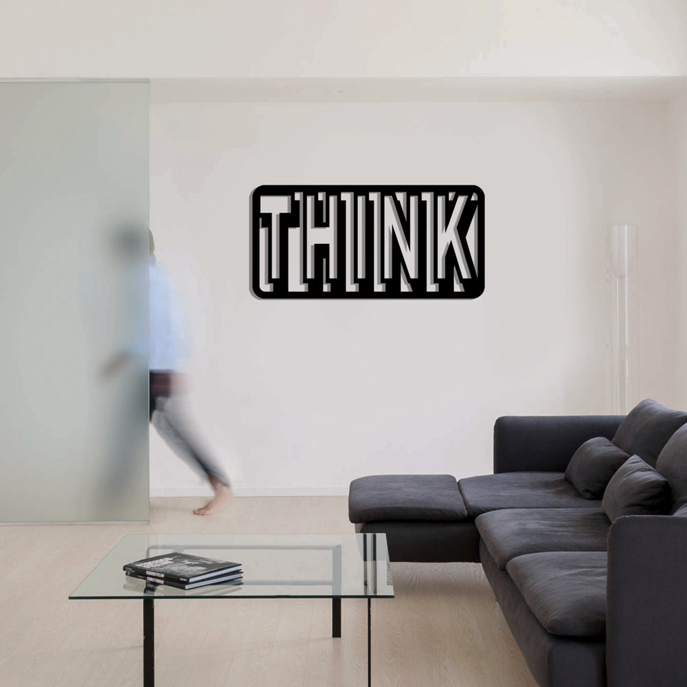 THINK - Quadro moderno in pvc solido 48 x 95 cm - PlastiWood (14558384)