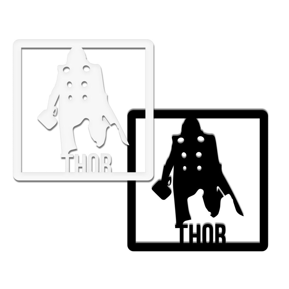 THOR - Quadro moderno in pvc solido 48 x 48cm - PlastiWood (14558387)