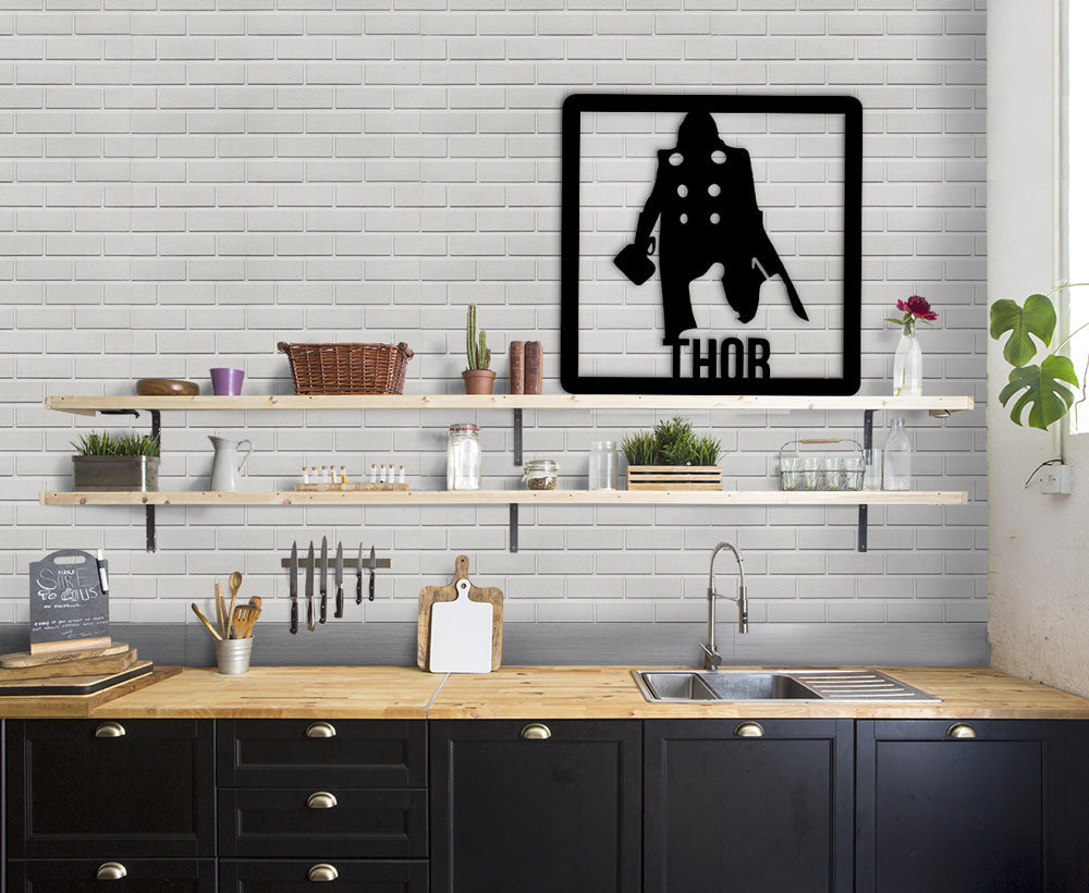 THOR - Quadro moderno in pvc solido 48 x 48cm - PlastiWood (14558389)