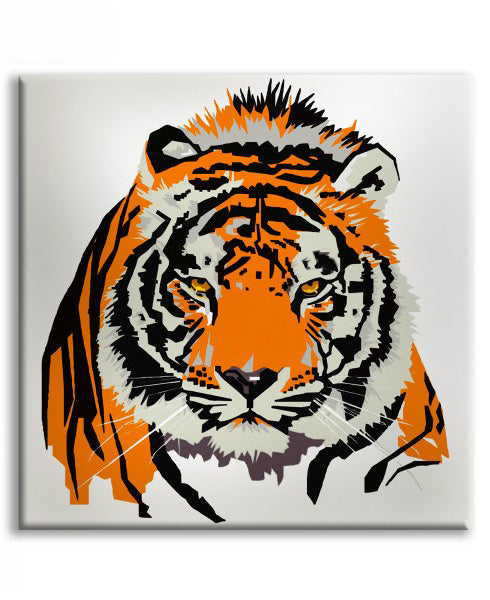 Tigre - Stampa su tela Quadro Canvas su telaio in legno - PlastiWood