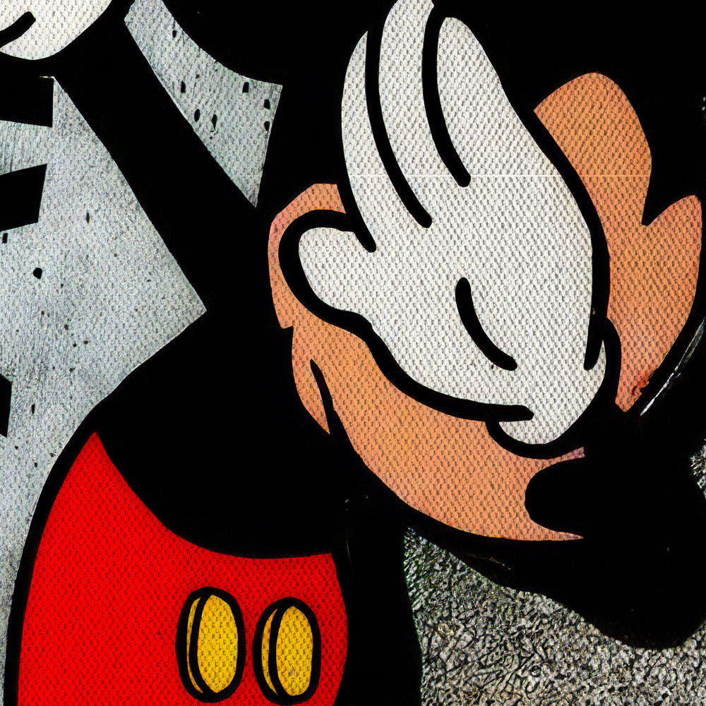 Topo Dub -  Quadro Canvas Contemporaneo su telaio in legno - PlastiWood (14558450)