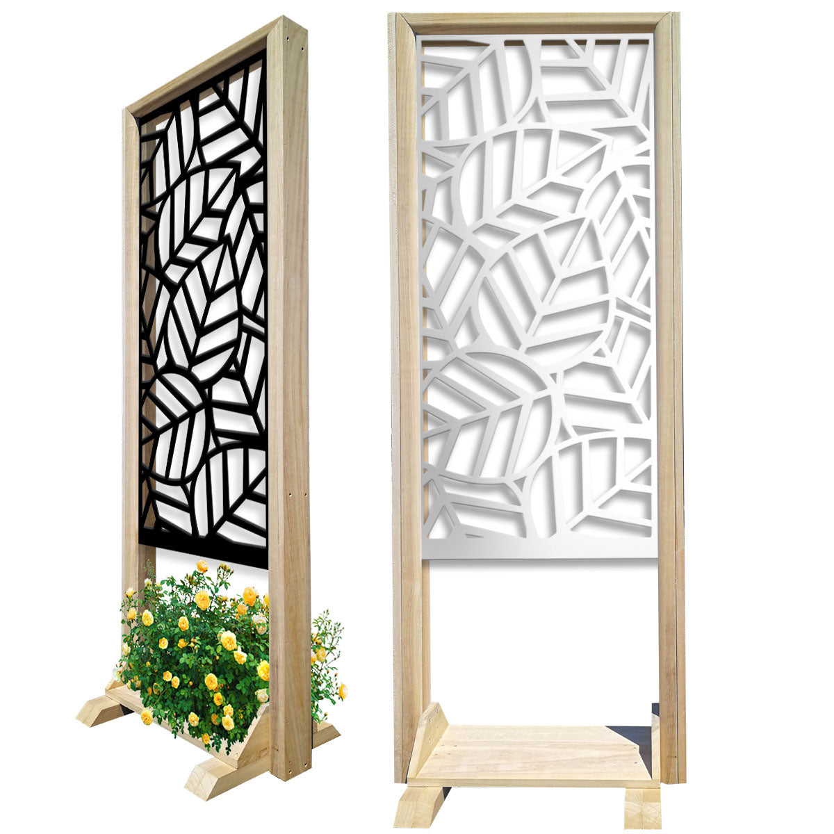 TROPICA - Separè  - Paravento modulabile - 70x190cm - in Legno e PVC - PlastiWood (14558514)