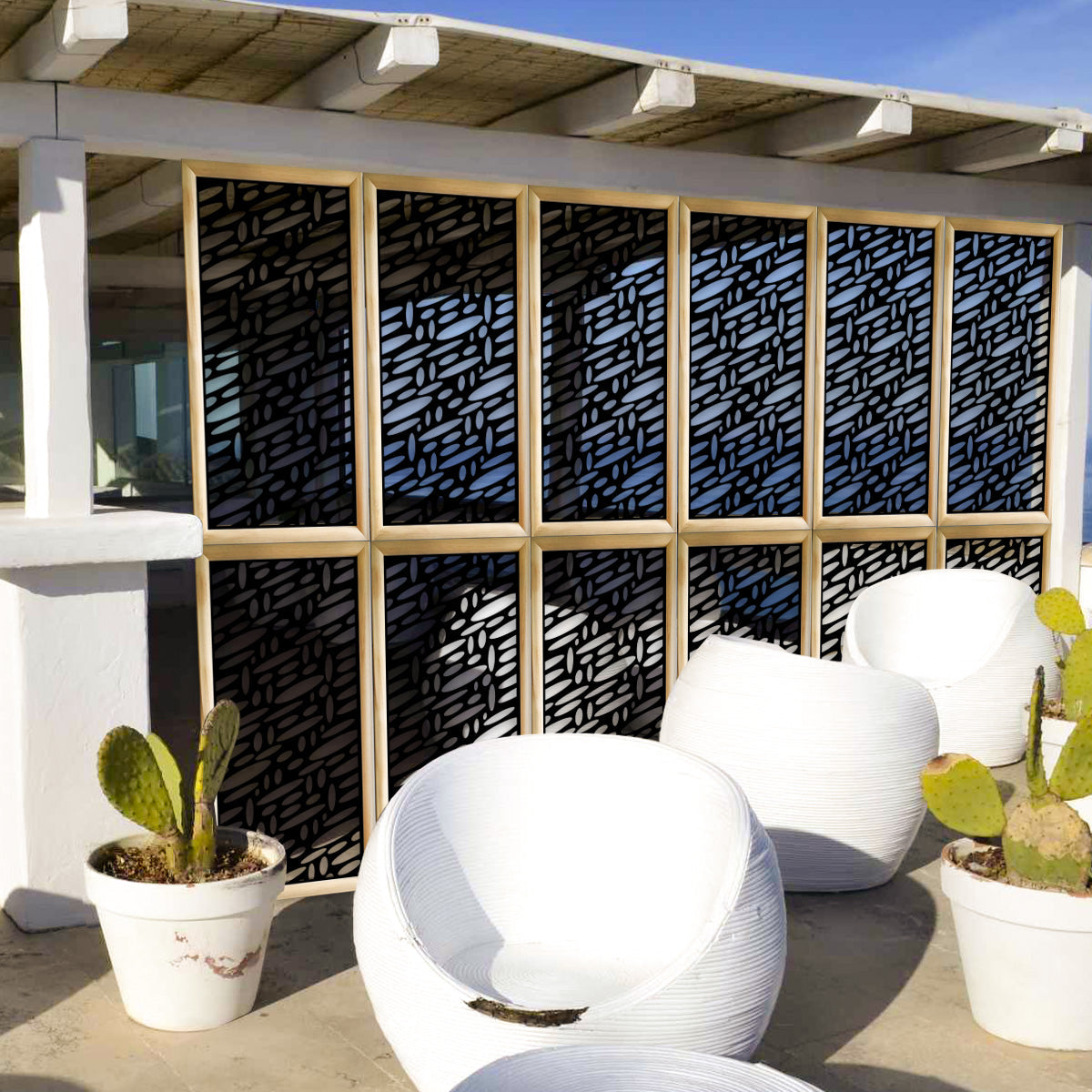 UFOS - Moduli Decorativi in Legno e PVC - PlastiWood (14558598)