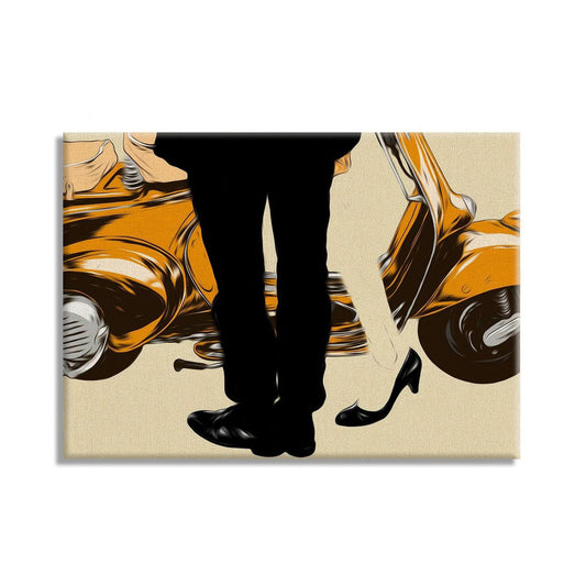 Vespa - Quadro Canvas su telaio in legno - PlastiWood (14558705)