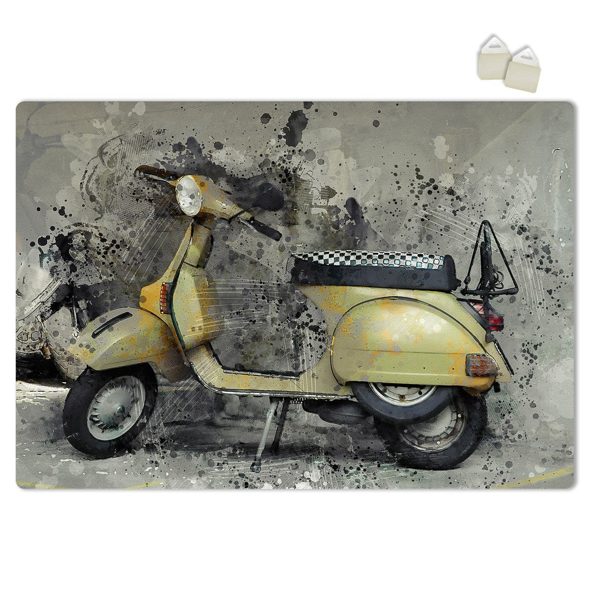 VESPA GRUNGE - POSTER in PVC da 3mm - PlastiWood (14558706)