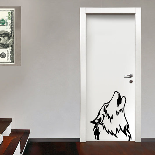 WOLF - Adesivo murale wall sticker in vinile 55x65 cm - PlastiWood (14558868)