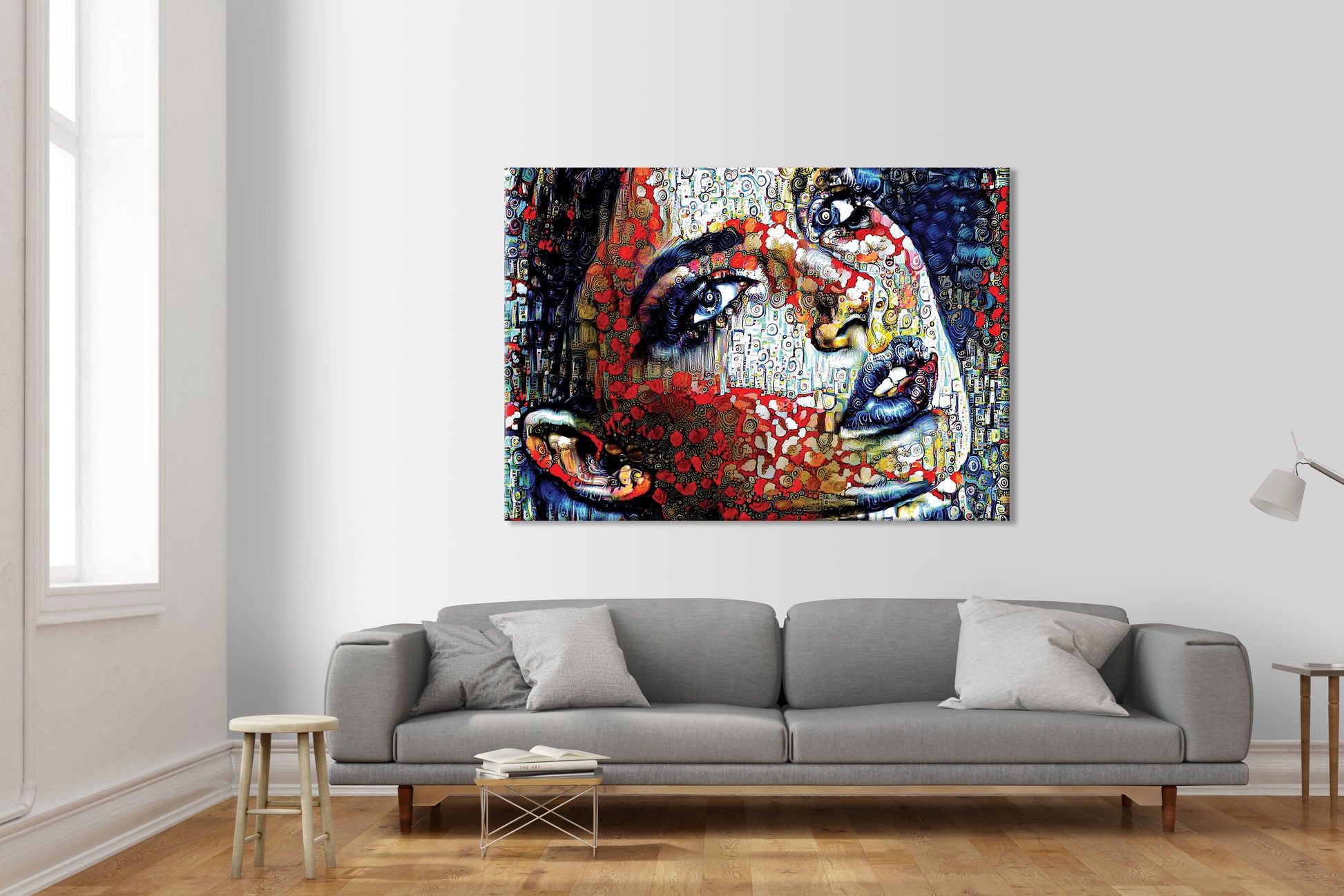 WOMAN Abstraction - Quadro Canvas su telaio in legno - PlastiWood (14558878)