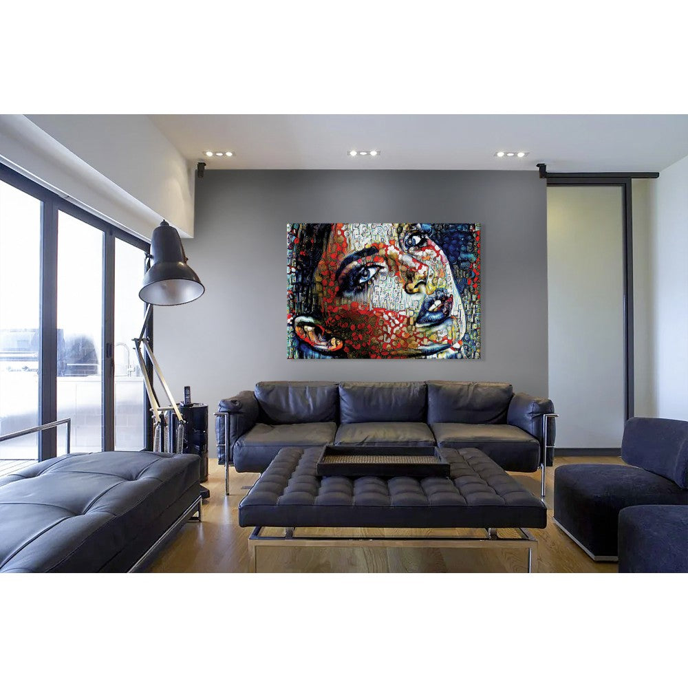 WOMAN Abstraction - Quadro Canvas su telaio in legno - PlastiWood (14558879)