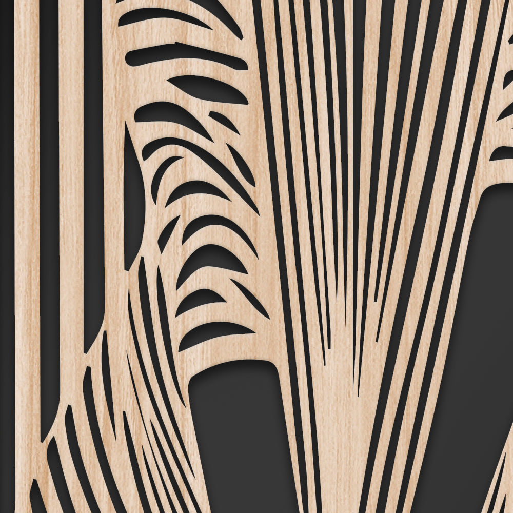 WOMAN'S DRESS - Quadro arredo LASERCUT composito Legno e PVC - PlastiWood (14558912)