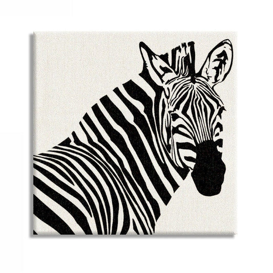 ZEBRA ds - Stampa su tela Canvas montata su telaio in legno - PlastiWood (14558986)
