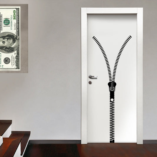 ZIP LINE - Adesivo murale wall sticker in vinile 55x150 cm - PlastiWood (14559021)