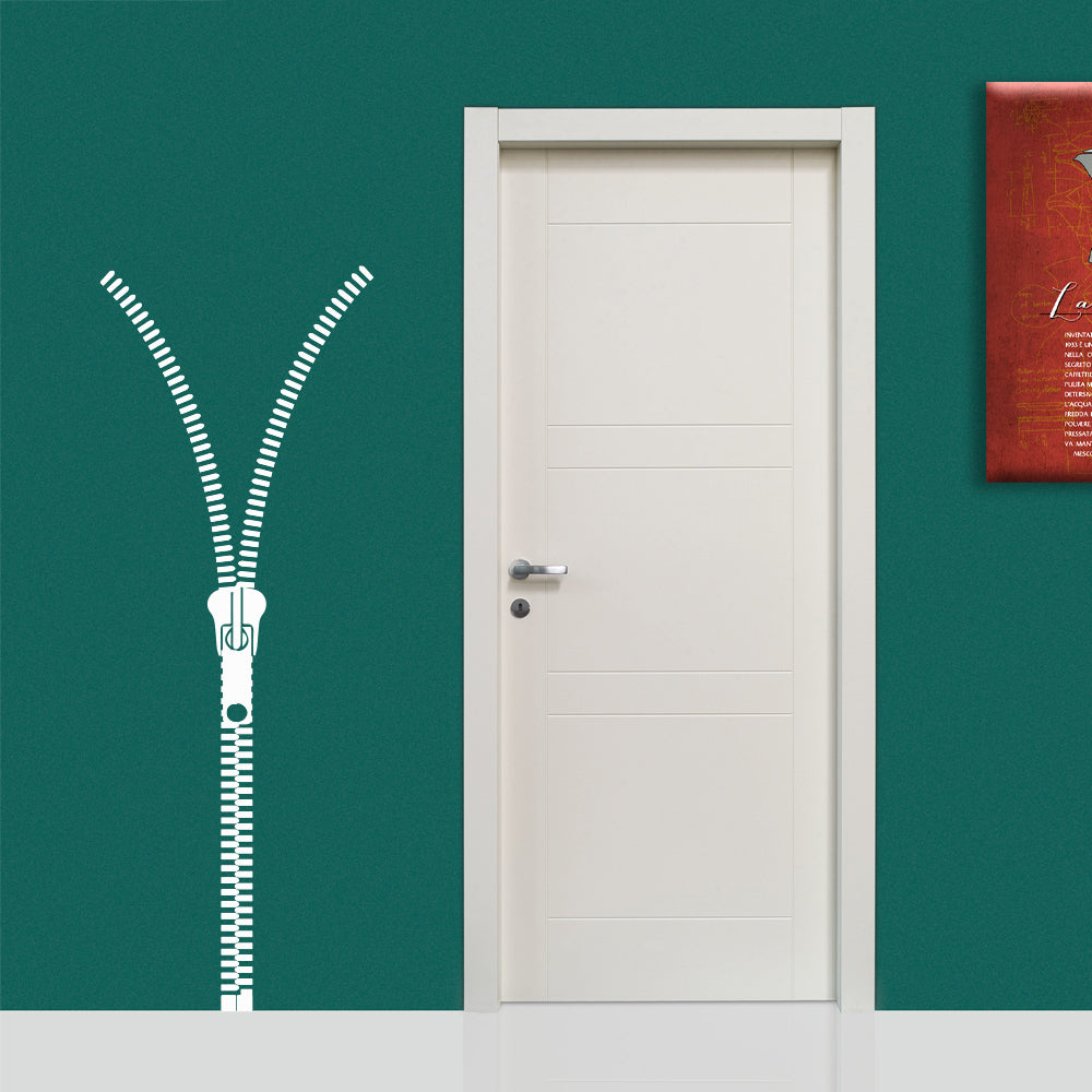 ZIP LINE - Adesivo murale wall sticker in vinile 55x150 cm - PlastiWood (14559023)