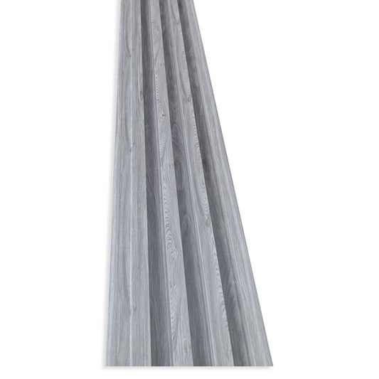 Icewood - Kit de panneaux composites bois haute densité à lattes effet bois 4,8 m²