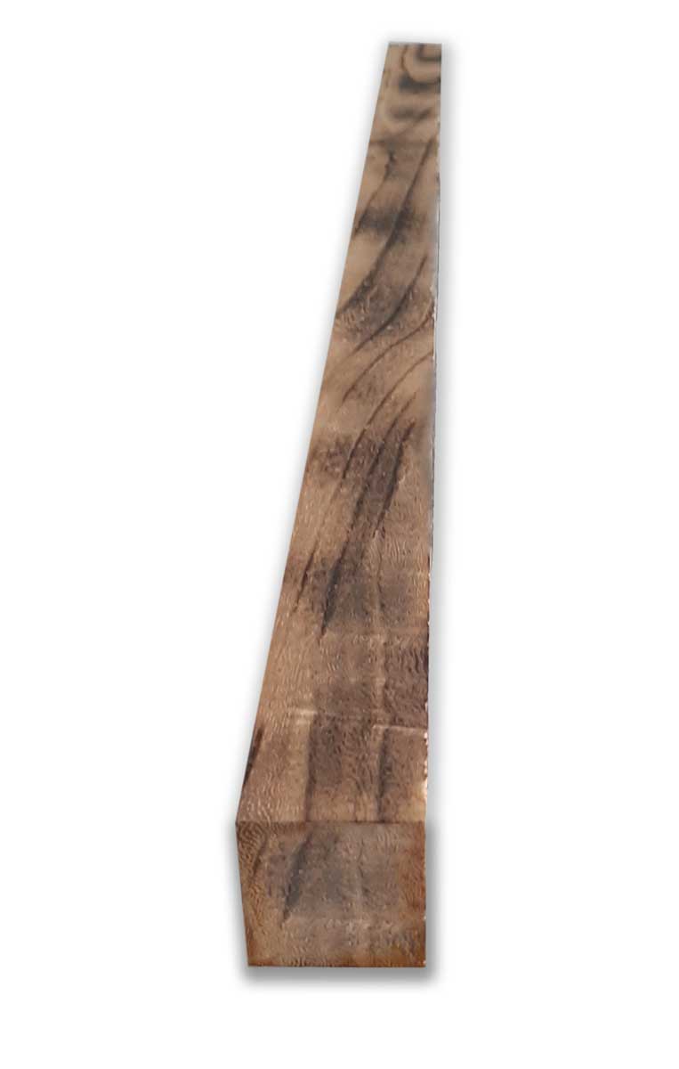 Travetto In LEGNO CountryWood – trattato con metodo Yakisugi CALICO Light Burn - misura 4x4x220 cm - KIT da 10 pezzi - PlastiWood