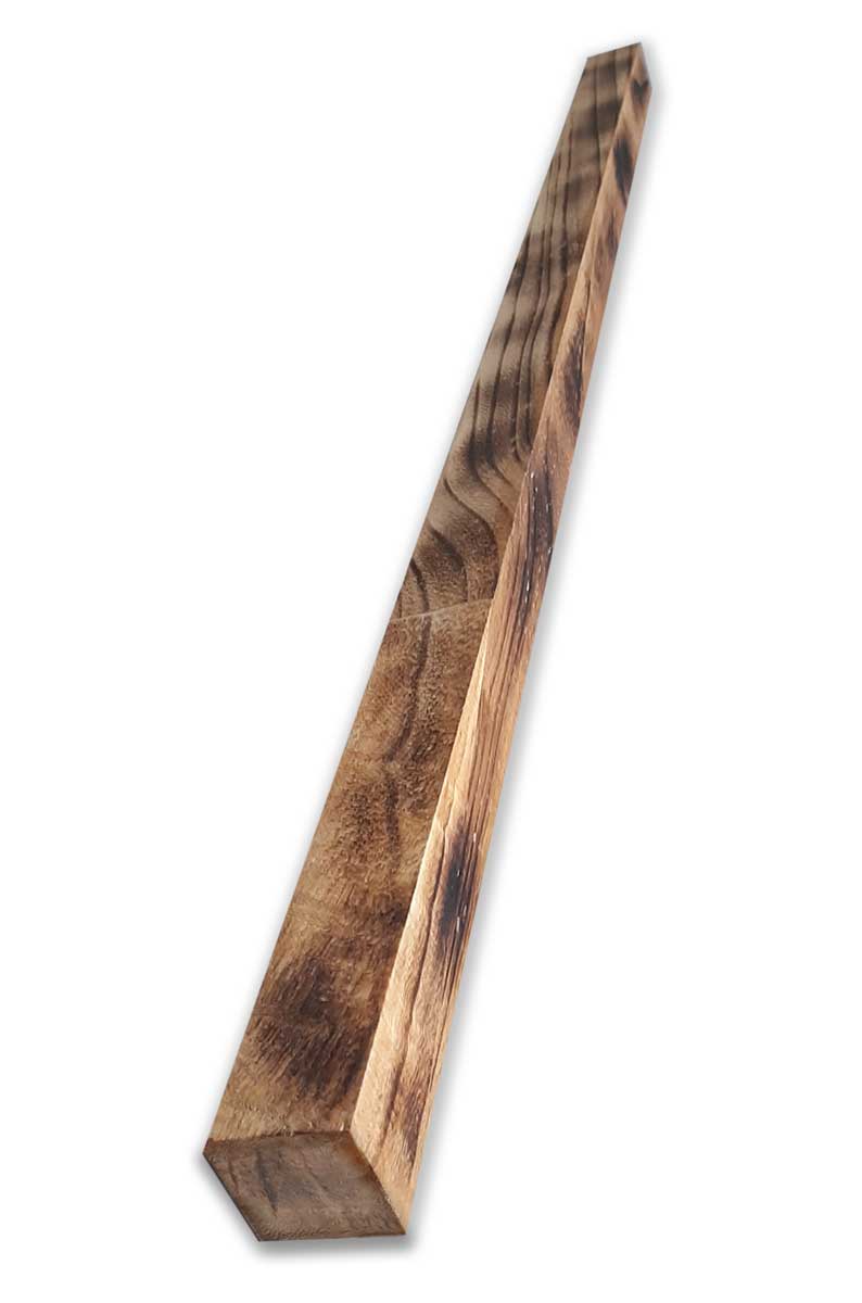 Travetto In LEGNO CountryWood – trattato con metodo Yakisugi CALICO Light Burn - misura 4x4x220 cm - KIT da 10 pezzi - PlastiWood