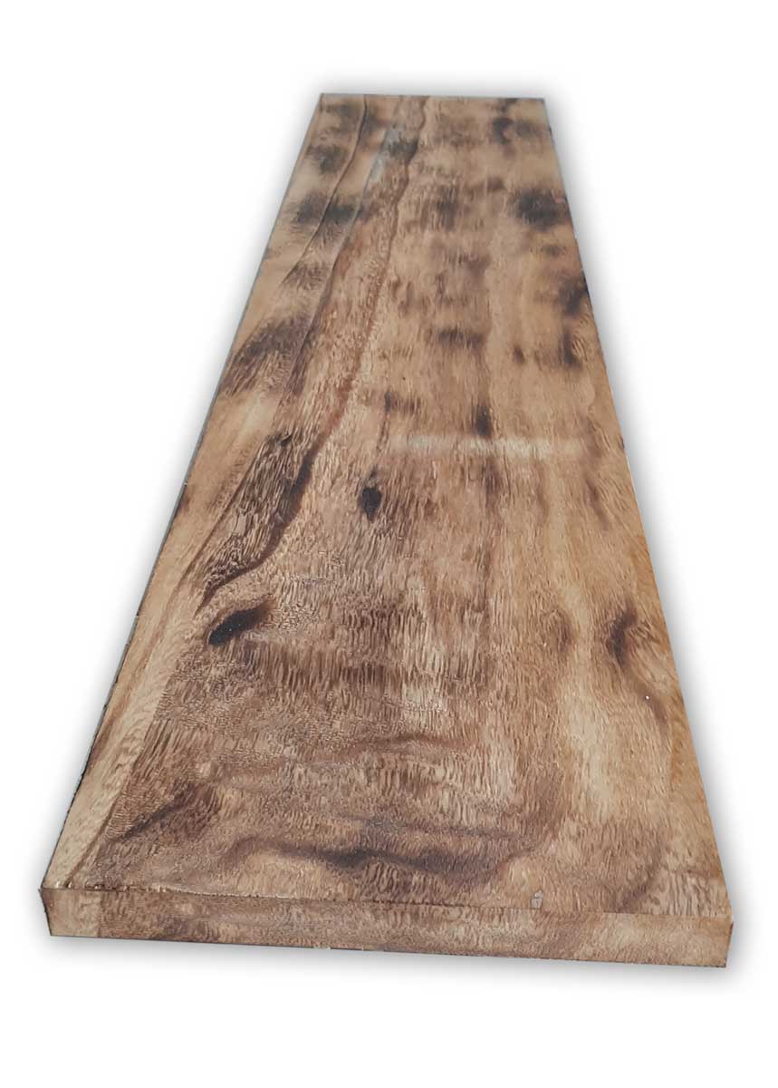 Tavola In LEGNO CountryWood – trattato con metodo Yakisugi CALICO Light Burn - misura 20x2x203 cm KIT da 10 pezzi - PlastiWood