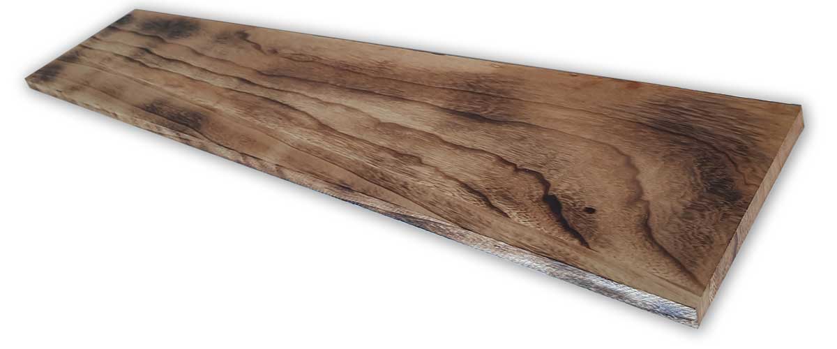 Tavola In LEGNO CountryWood – trattato con metodo Yakisugi CALICO Light Burn - misura 20x2x203 cm KIT da 10 pezzi - PlastiWood