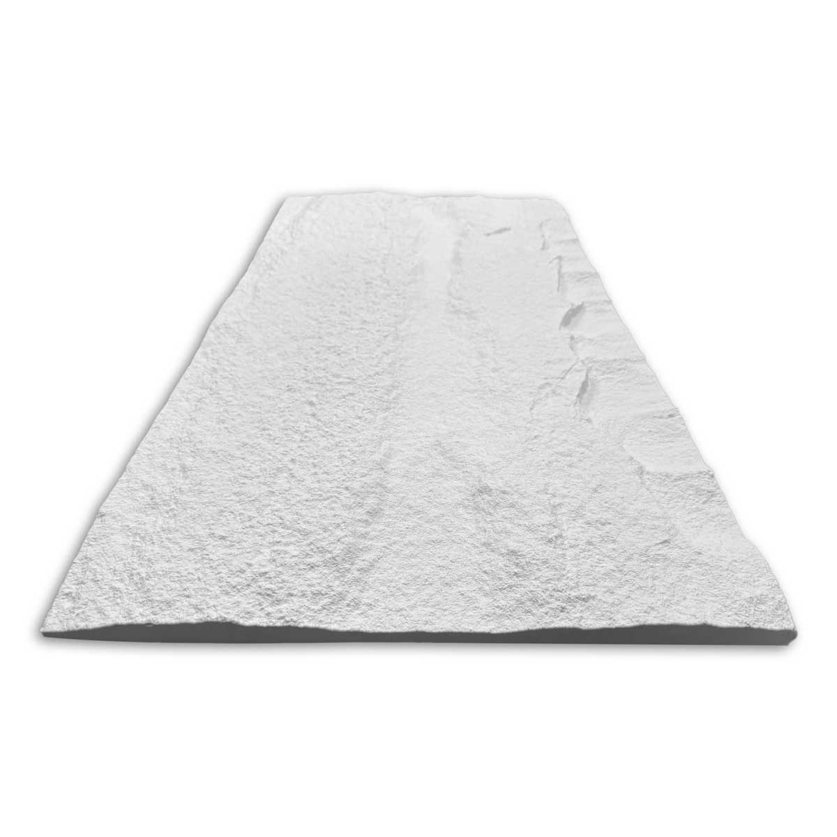 Panneau Décoratif Snow Rockstone en Polyuréthane - Effet Roche 3D - 120x60x3 cm