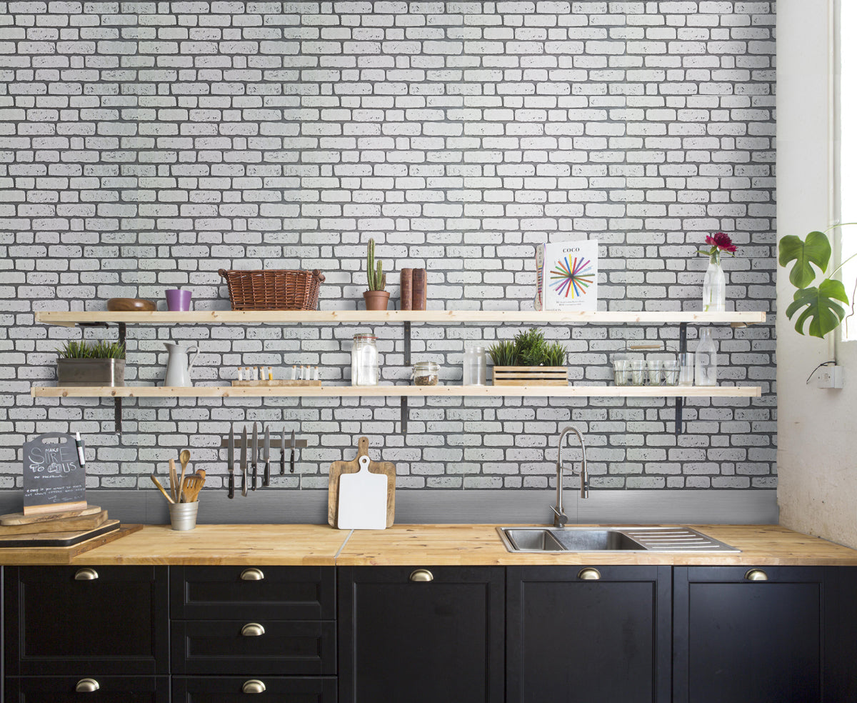 Newcastle -  Pannello finto mattone in EPS Resinato finitura ruvida Misura 100x50 Cm spessore 2 cm - RETAIL BOX da 10 pannelli (sviluppano 5 MQ)