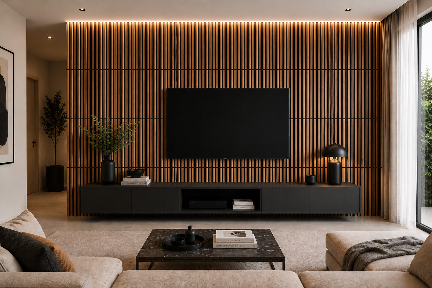 Pannello Fonoassorbente Effetto Legno AFRICA 60x60 cm – Spessore 18 mm