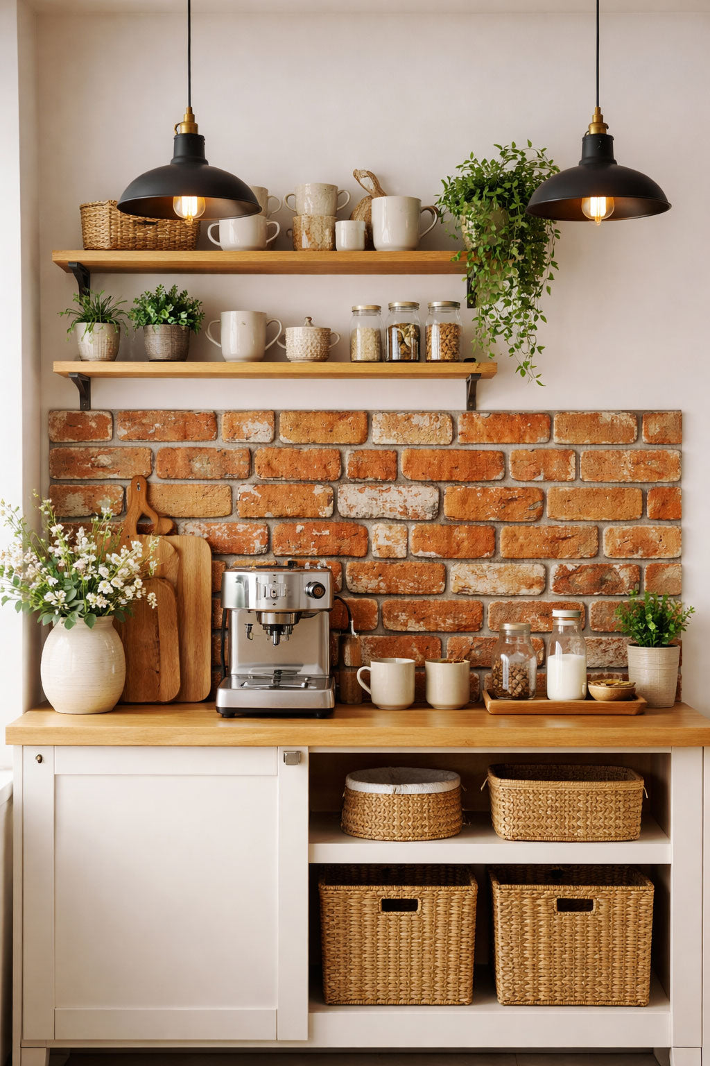 MATTONCINO CLASSIC pannello finto mattone in EPS Resinato Misura 100x50 Cm spessore 2 cm - RETAIL BOX da 10 pannelli (sviluppano 5 MQ)