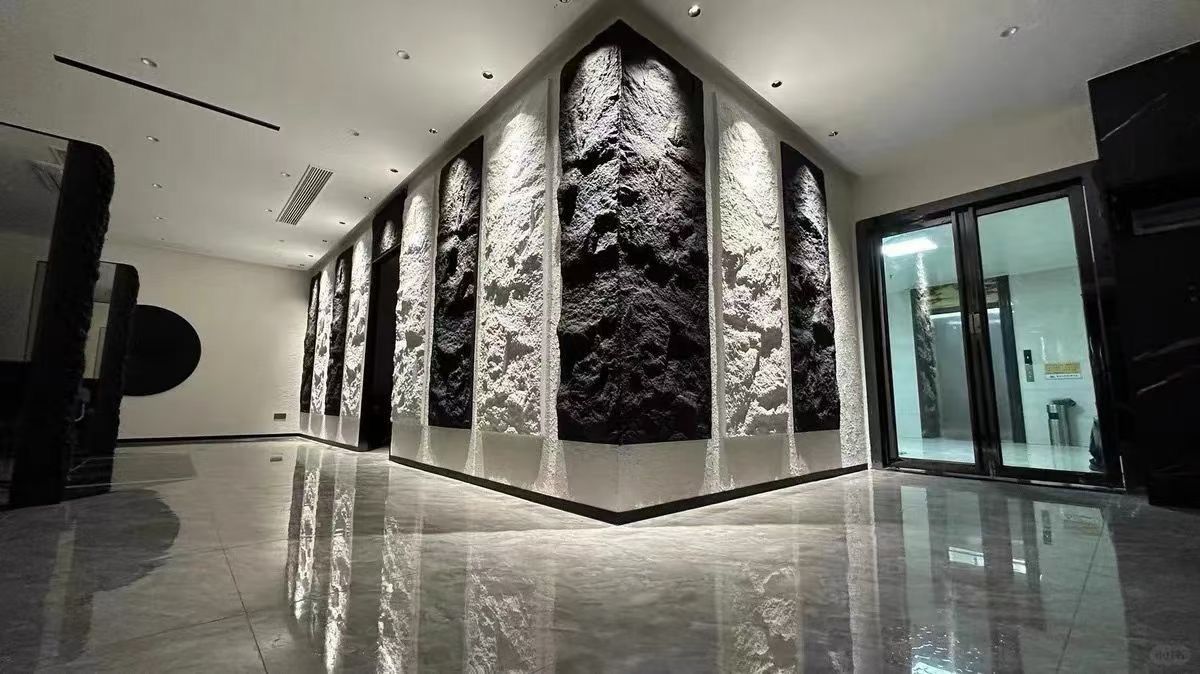 Pannello Decorativo Snow Rockstone in Poliuretano - Effetto Roccia 3D - 120x60x3 cm - PlastiWood