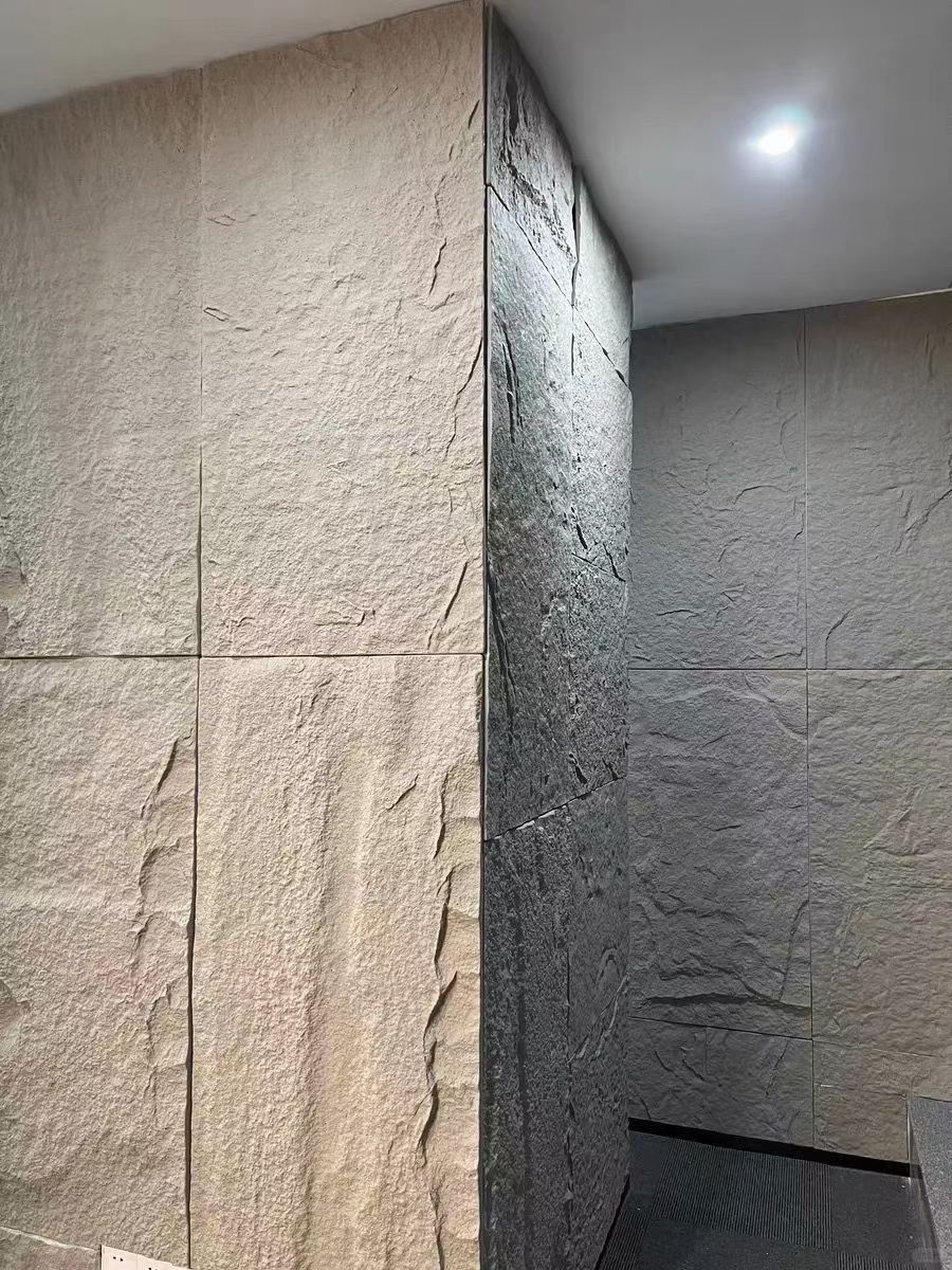 Panneau Décoratif Ardoise Rockstone en Polyuréthane - Effet Roche 3D - 120x60x3 cm