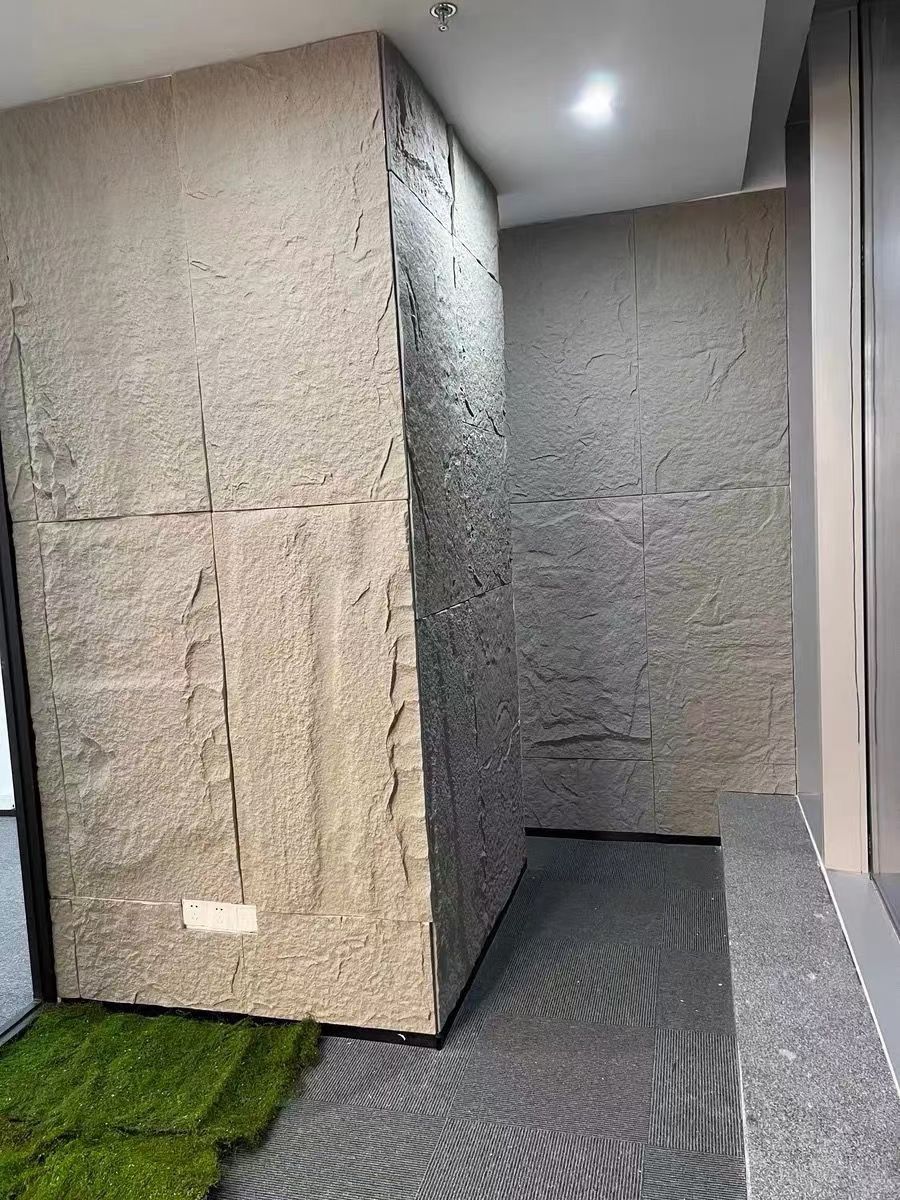Panneau Décoratif Ardoise Rockstone en Polyuréthane - Effet Roche 3D - 120x60x3 cm