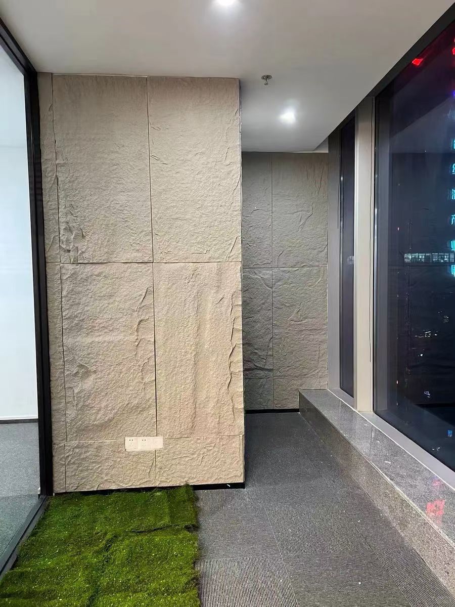 Panneau Décoratif Ardoise Rockstone en Polyuréthane - Effet Roche 3D - 120x60x3 cm
