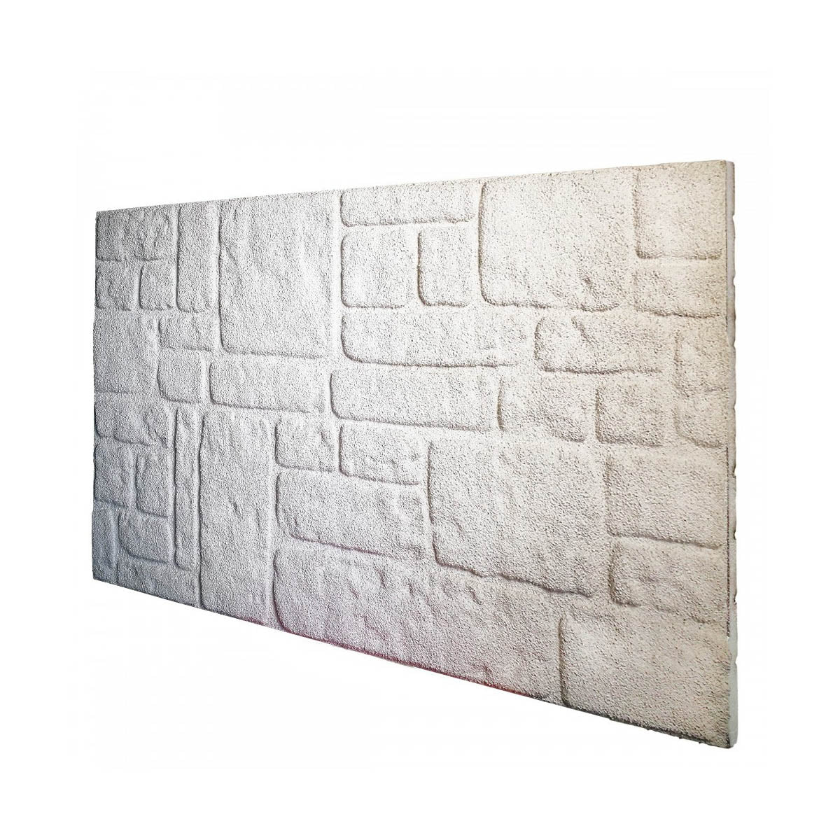 NORDICA pannello finta pietra in EPS Resinato Misura 100x50 Cm Spessore 2 cm - RETAIL BOX da 10 pannelli (sviluppano 5 MQ) - PlastiWood