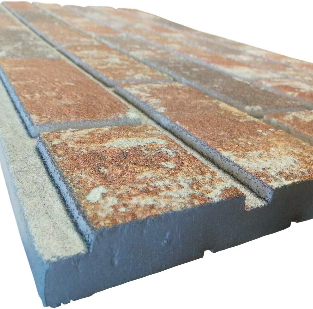 Old Manchester - Pannello finto Mattone in EPS Resinato Misura 100x50 cm Spessore 2 Cm - RETAIL BOX da 10 pannelli (sviluppano 5 MQ) - PlastiWood