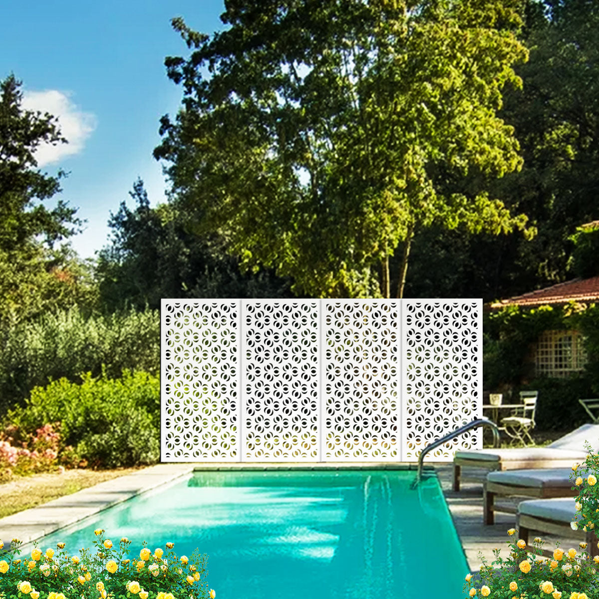 Steel Post for Perforated PVC Panels High Density – 80x20x1480 mm