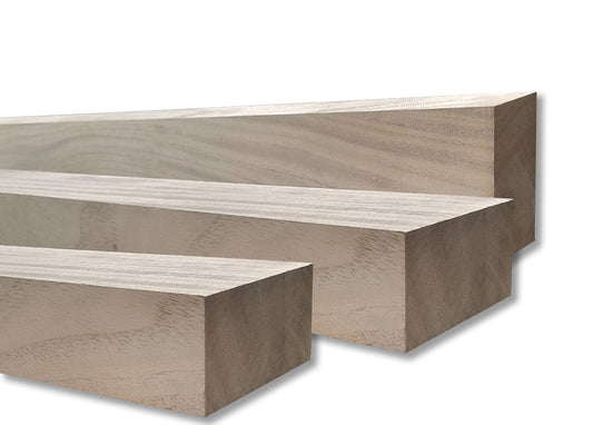 TRAVETTI In Legno Levigato 8x4x100 cm  - KIT da 10 pezzi - PlastiWood