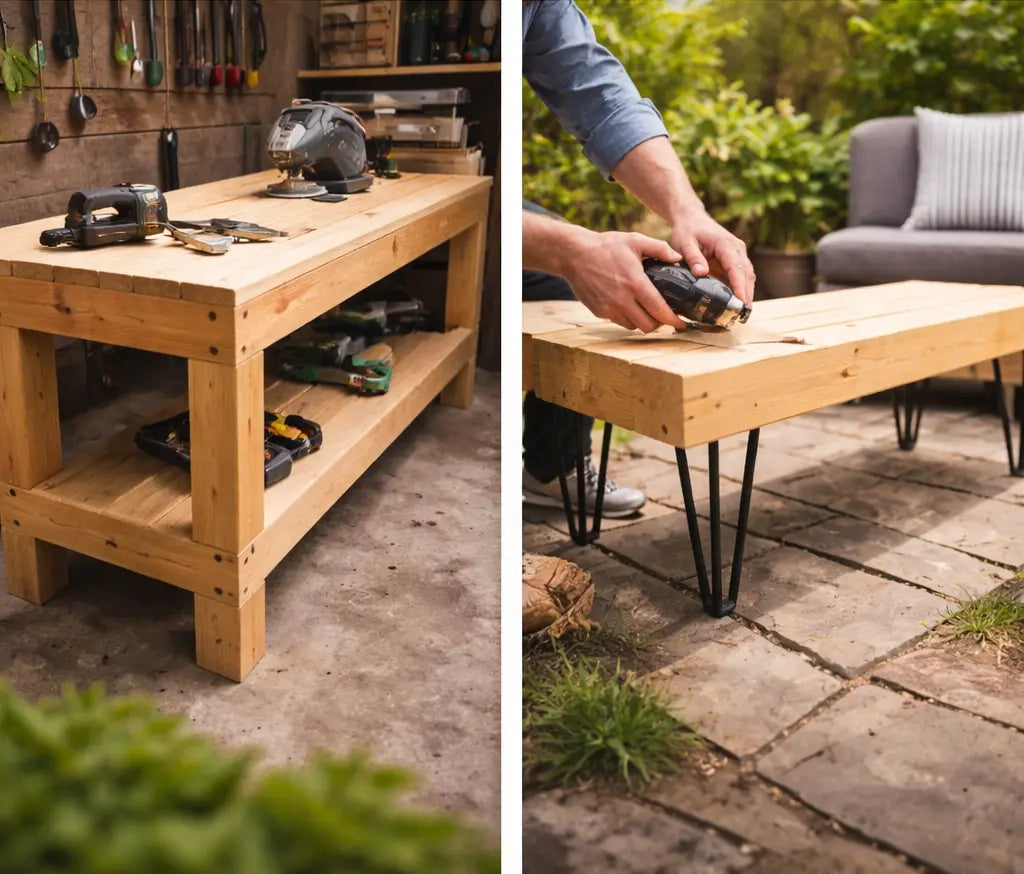 JOISTS In Sanded Wood 4x4cm