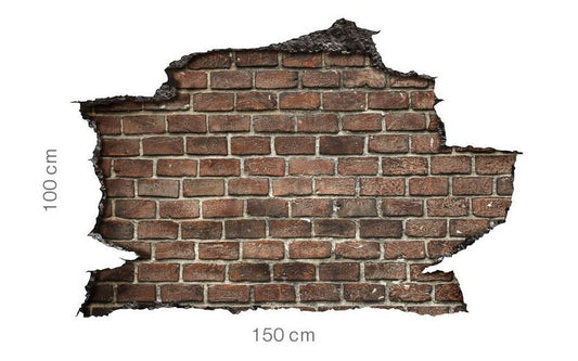 Adesivo parete muro effetto 3D MATTONI wall sticker adesivo per muro - PlastiWood (14552119)