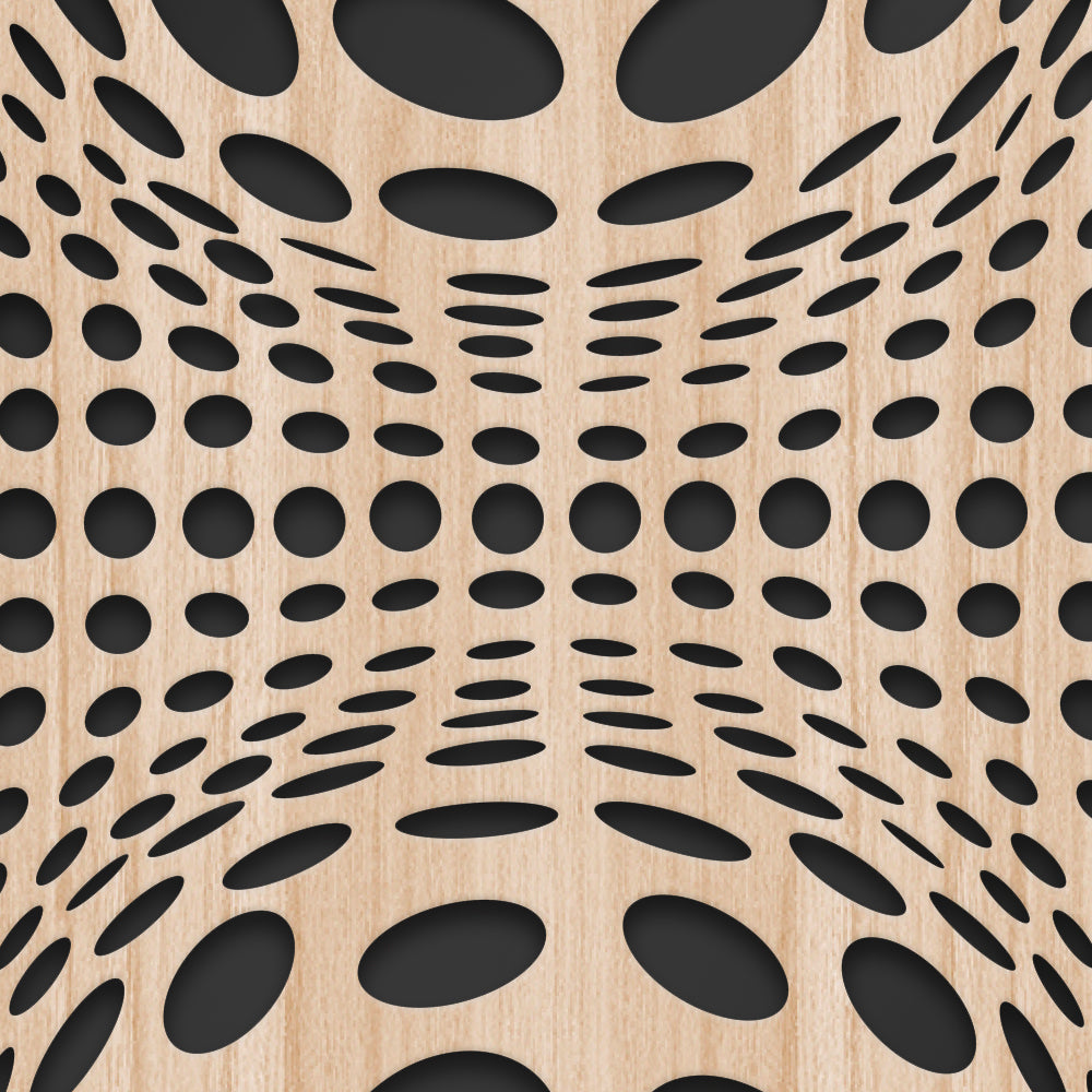 BALLS - Quadro arredo LASERCUT composito Legno e PVC - PlastiWood (14552639)