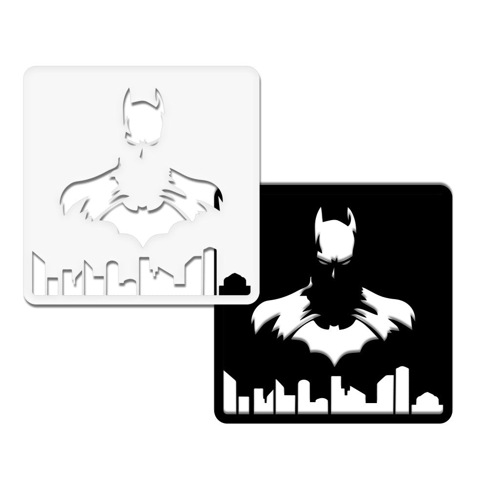 Batman - Quadro moderno in pvc solido 48 x 48cm - PlastiWood (14552727)