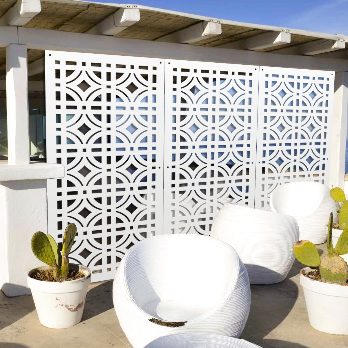 BELLATOR - Pannello in PVC traforato - Parasole - PlastiWood (14552781)
