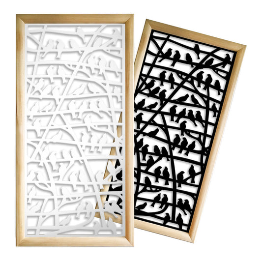 BIRDS - Moduli Decorativi in Legno e PVC - PlastiWood (14552799)