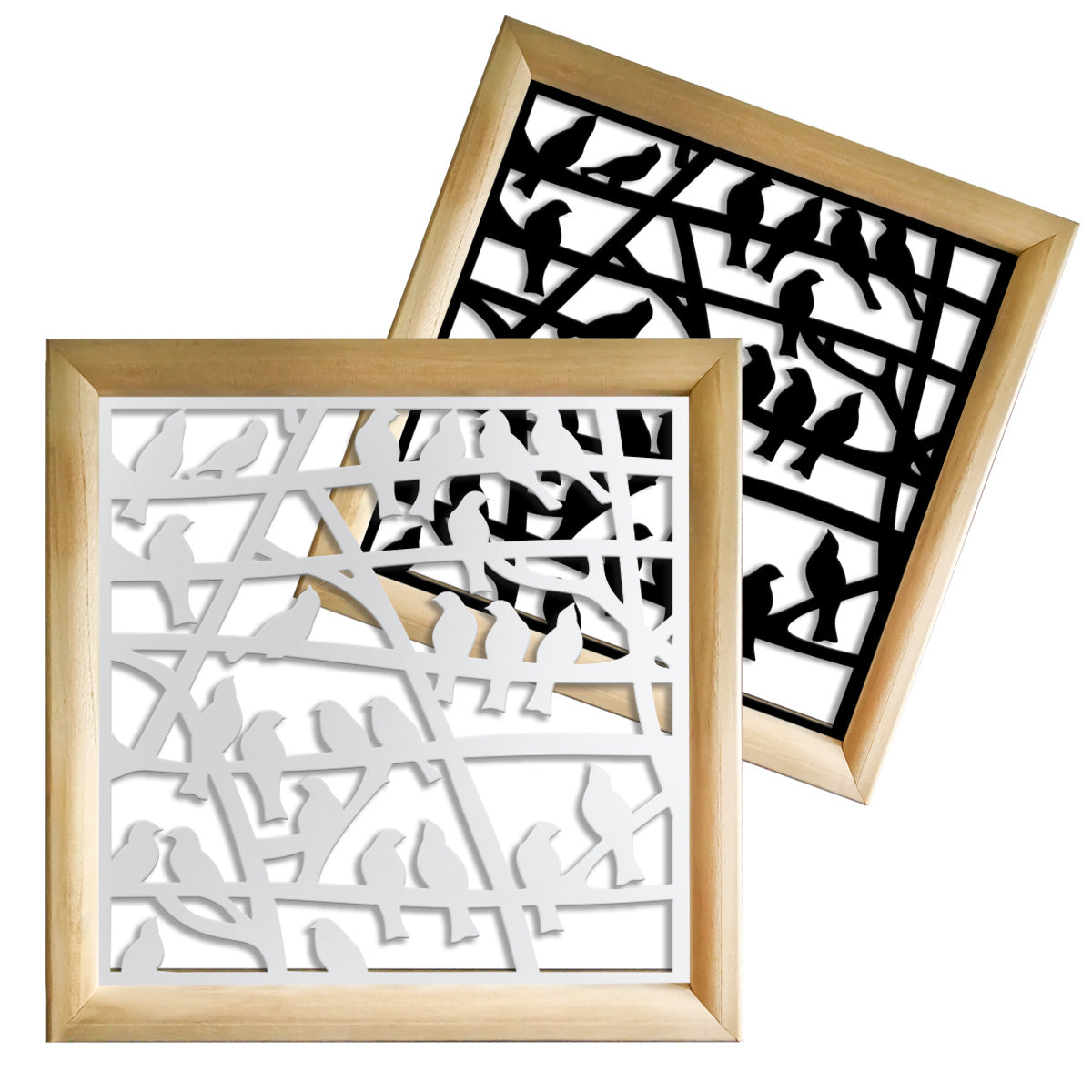 BIRDS - Moduli Decorativi in Legno e PVC - PlastiWood (14552804)