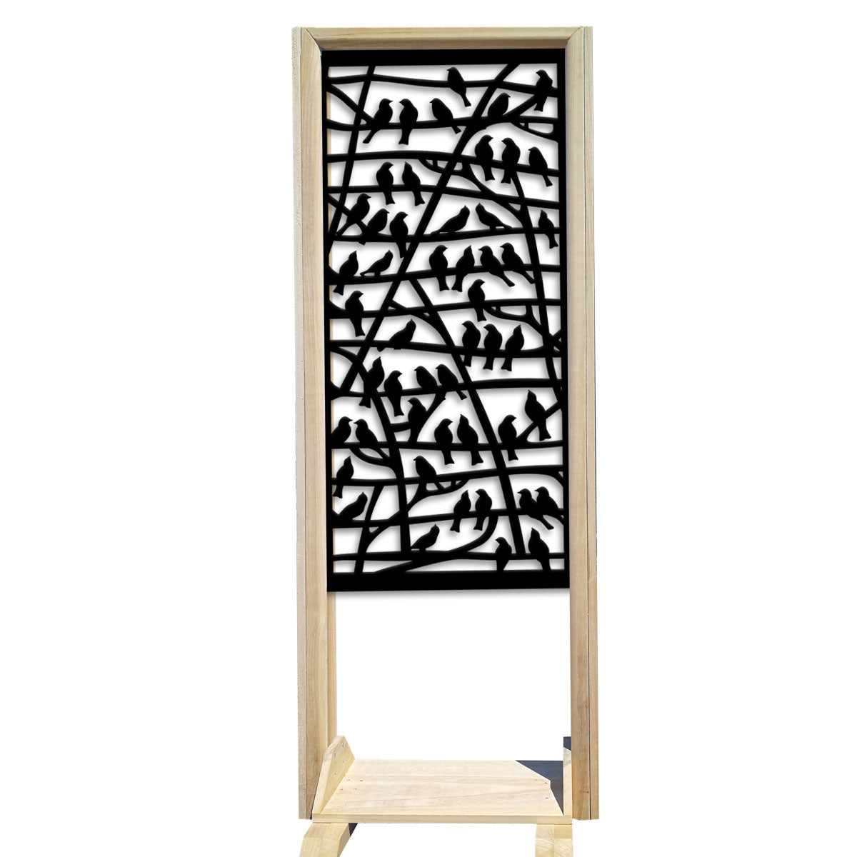 BIRDS - Separè - Paravento modulabile - 70x190cm - in Legno e PVC - PlastiWood (14552830)