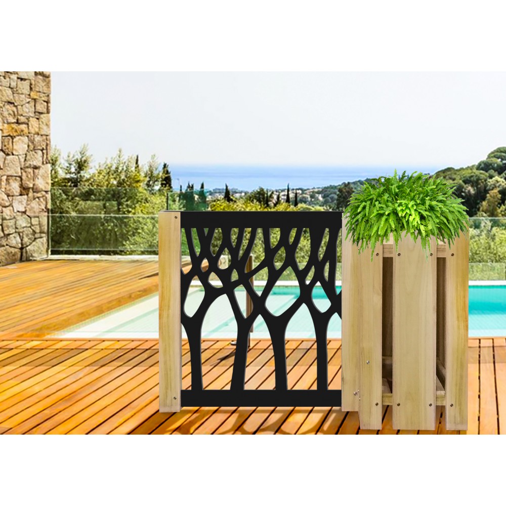 BOSCO - Pannello in PVC traforato - Parasole - PlastiWood (14553066)