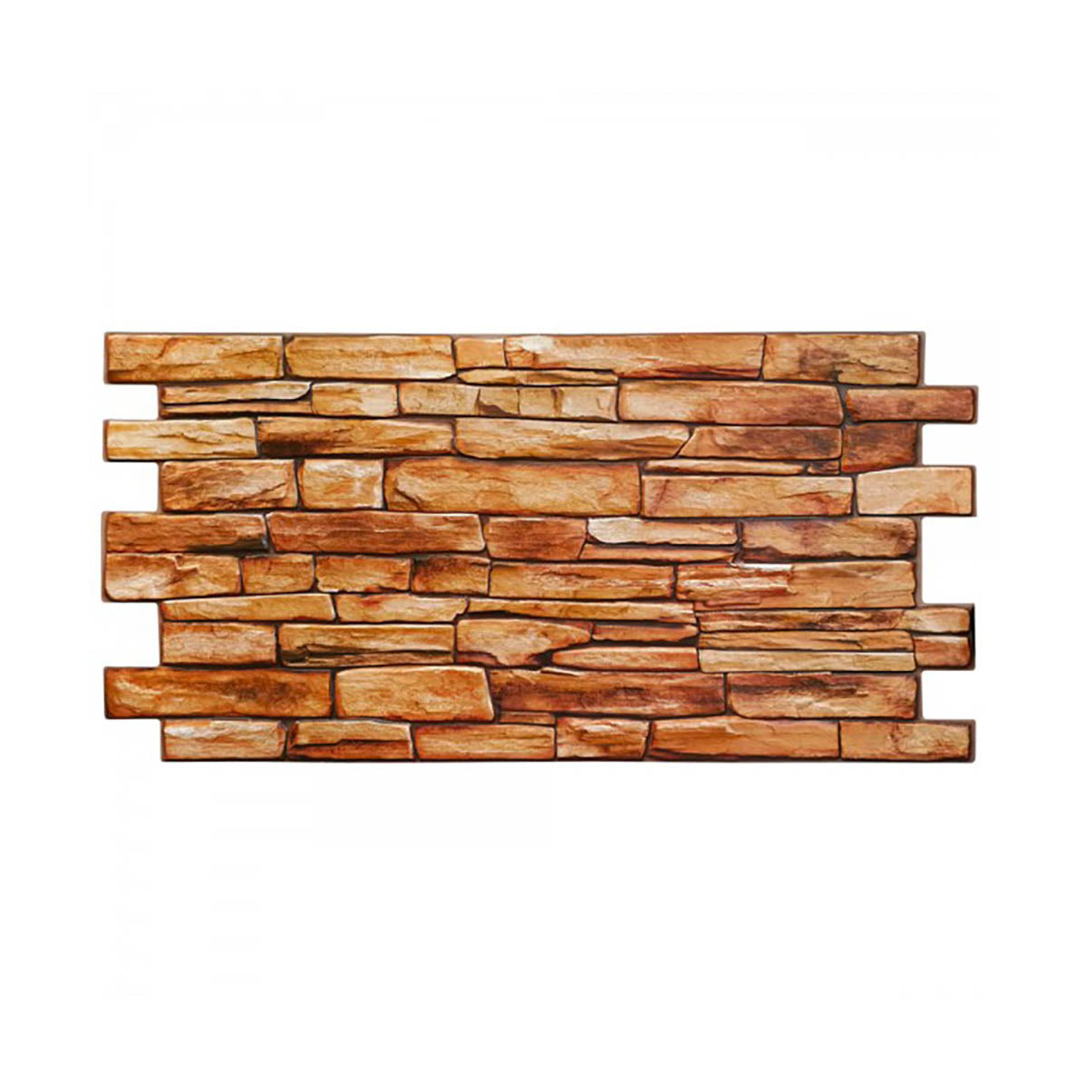 CANYON STONE - Pannello parete in PVC finta pietra effetto 3D copri muffa 98x48cm 2 Pz 1Mq - PlastiWood (14553223)